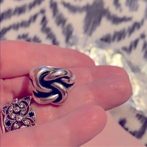 James Avery Large Silver Knot Ring